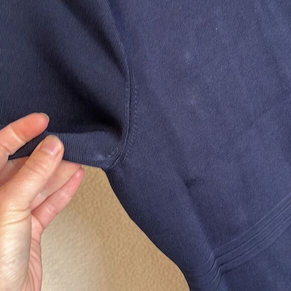 J Crew Lady Jacket Sweater Dress Womens Large Navy Blue - Picture 9 of 11